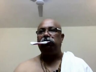 bald indian old man showing full body in underwear creampie films