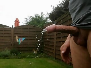 Pee and Cum in the Garden big cock gay porn films